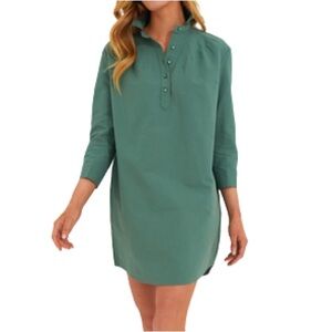 Pomander Place Green Polly Dress small